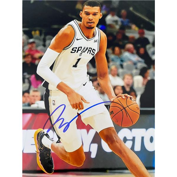 NBA San Antonio Spurs Victor Wembanyama signed photo