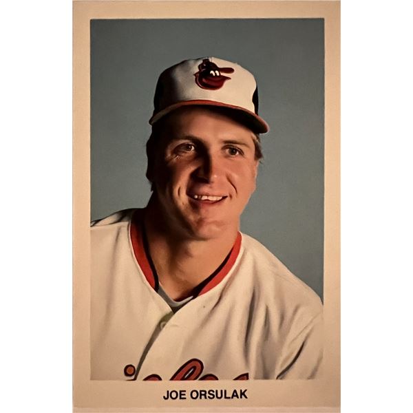 Baltimore Orioles Joesph Orsulak baseball trading card