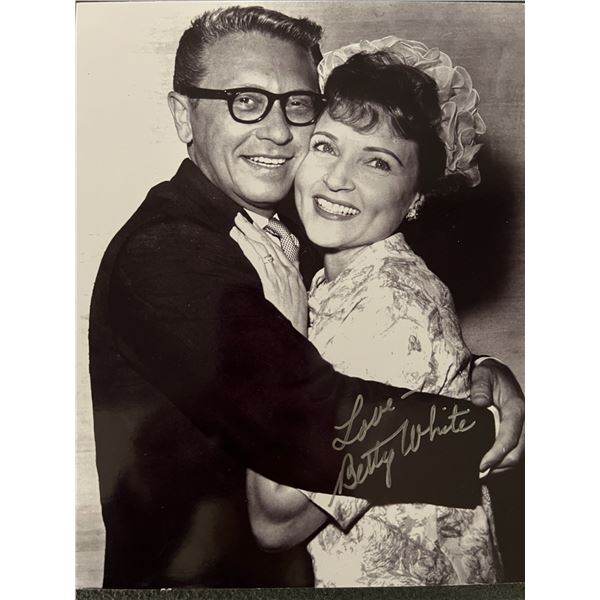 Betty White signed photo
