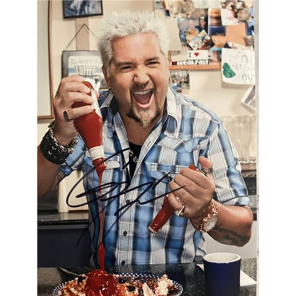 Chef Guy Fieri signed photo