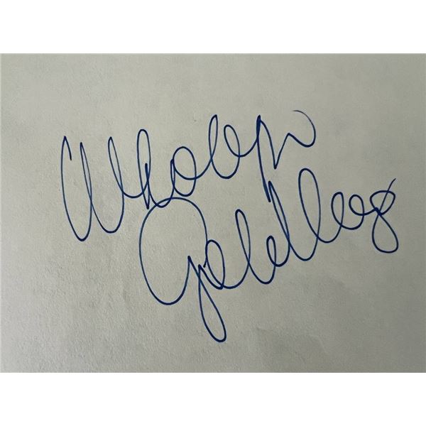 Comedian Whoopi Goldberg autograph