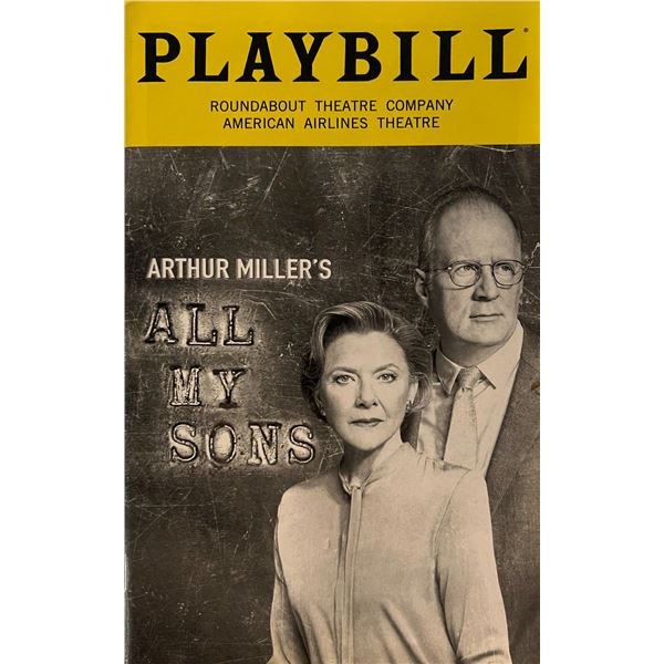American Airlines Theatre All My Sons Playbill