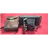 Image 1 : VOIGTLANDER BESSA FOLDING 35MM VINTAGE CAMERA COMES WITH ALIGATOR SKIN CASE. HAS RANGE FINDER AND EM