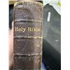 Image 2 : HOLY BIBLE RARE TYPE. OUTTER COVER 1882 AMERICAN BIBLE SOCIETY N.Y
