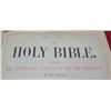 Image 11 : LARGE BIBLE CIRCA 1884 12 X 10 X 4