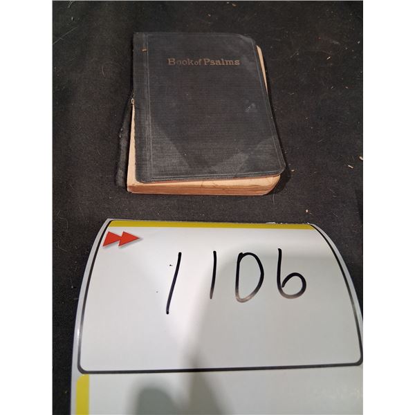 BOOKS OF PSALMS CIRCA 1915 HEBREW