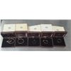 Image 2 : FIVE VARIOUS SIZED MONTRALSUMMER COMMON WEALTH COIN INSERT NECKLACE RINGS - ADD A COIN TO IT TO MAKE