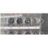 Image 10 : SET OF PROVINCIAL AND CALENDER .25C COINS