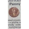 Image 5 : TWO LINCOLN KENNEDY PENNIES AND TWO "THE LORDS PRAYER" ON A PENNY PLUS HUGO LA BLACK 5 USA STAMP