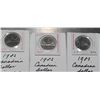 Image 2 : THREE 1982, THREE 1983, THREE 1534-1984 JAQUES CERTIER $1 UNCIRCULATED COINS