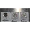 Image 16 : THREE 1982, THREE 1983, THREE 1534-1984 JAQUES CERTIER $1 UNCIRCULATED COINS