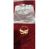 Image 1 : RING WITH FAKE GOLD NUGGETS