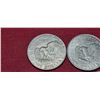 Image 8 : 1971, 72, AND 1985 HALF DOLLAR AND ONE 1974 EISENHOWER DOLLAR