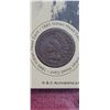 Image 8 : TWO 1885 INDIAN HEAD CENT SWITH HISTORICAL NOTE FROM THAT YEAR