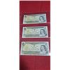 Image 2 : THREE 1973 $1 BILLS AND THREE 1986 $2 BILLS UNCIRCULATED