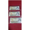 Image 1 : THREE SEQUENCUAIL $1 BILLS FROM 1973