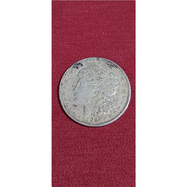 1921 US SILVER MORGAN $1 COIN