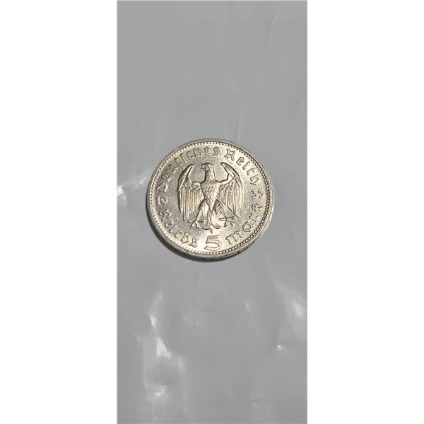 1935 FIVE REICHSMACHT WITH PAUL-VON HINDENBURG
