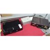 Image 1 : TWO LOCK BOXES - ONE WITH KEY AND BRIEF CASE WITH ZERO'D OUT COMBINATION