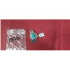 Image 1 : TEAL BLUE TEAR DROP BROACH