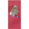 Image 3 : TEAL BLUE TEAR DROP BROACH