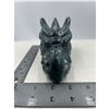 Image 2 : 6 X 3 INCH MOSE AGATE DRAGON SKULL