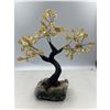Image 4 : 8 x 7 INCH CITRINE  ( HEATED AMETHYST ) WITH AMETHYST BASE BONSAI CRYSTAL TREE HANDMADE