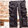 Image 2 : Men's Wear; Stylish Sports Bottoms with multiple Zips; Size Small