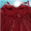 Image 2 : Mehroon and Grey Lingerie with panties Size M