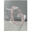 Image 2 : BRAND NEW 8 MM  ROSE QUARTZ BRACELET ELASTIC