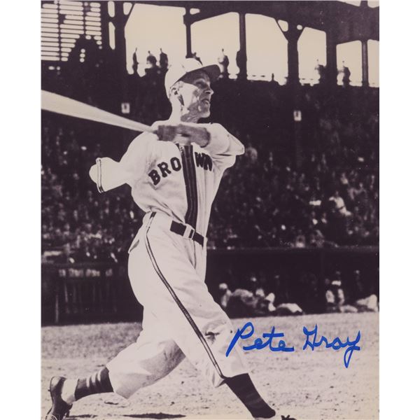 Pete Gray signed photo