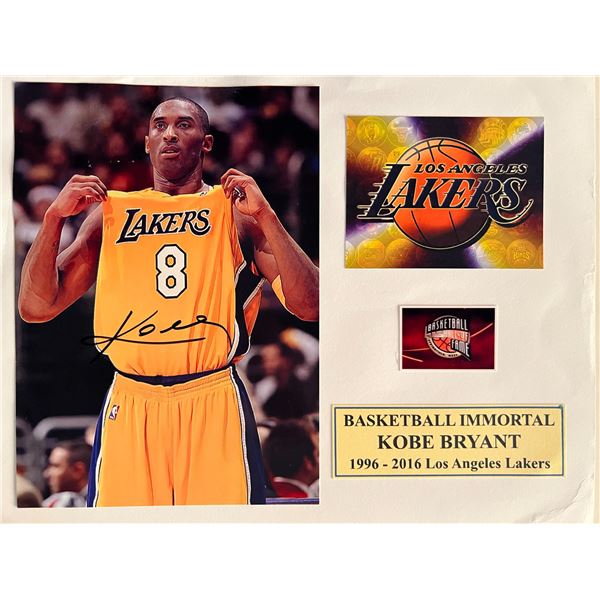 Kobe Bryant signed photo