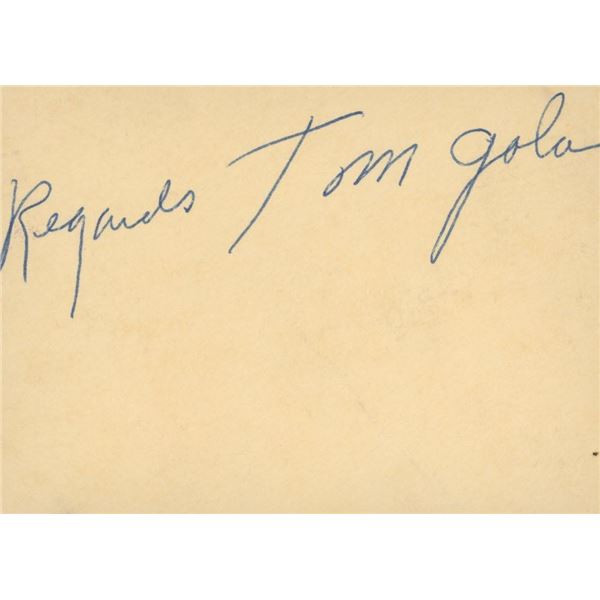 NBA Tom Gola original signature
