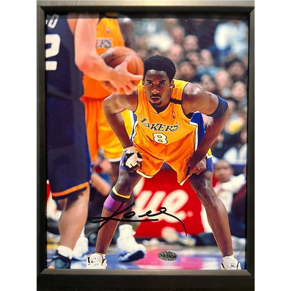 Kobe Bryant signed photo. SCM authenticated