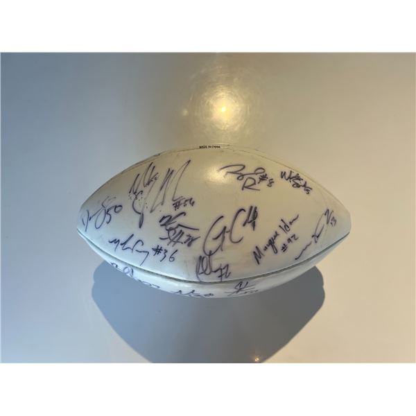2004-2006 Chargers team signed football. GFA authenticated