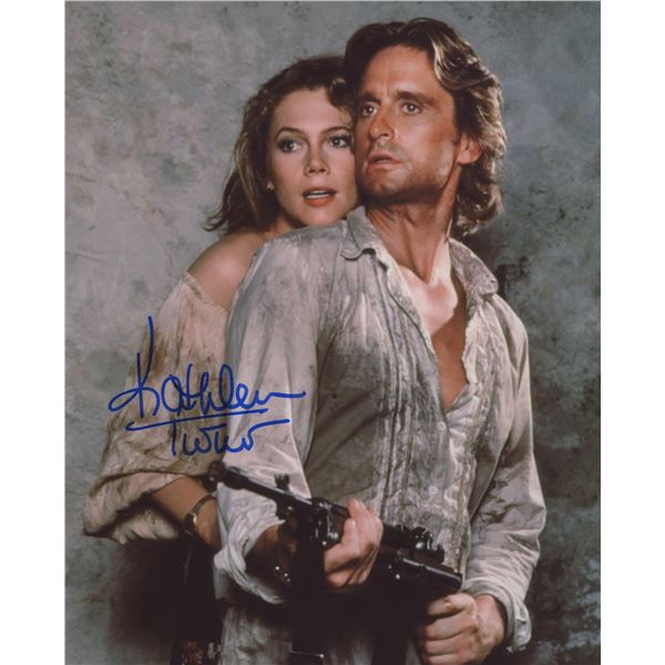 Romancing the Stone Kathleen Turner signed photo