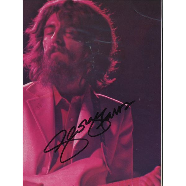 George Harrison signed photo.