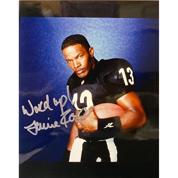 Any Given Sunday Jamie Foxx Signed Movie Photo