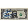 Image 1 : Comedian Jackie Mason signed one dollar bill (JSA)