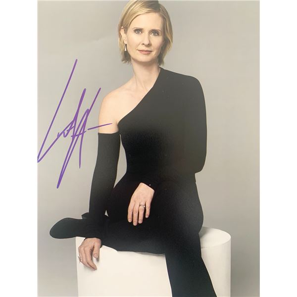 Sex in The City's Cynthia Nixon signed photo