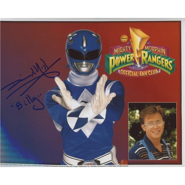 David Yost signed "Power Rangers" photo