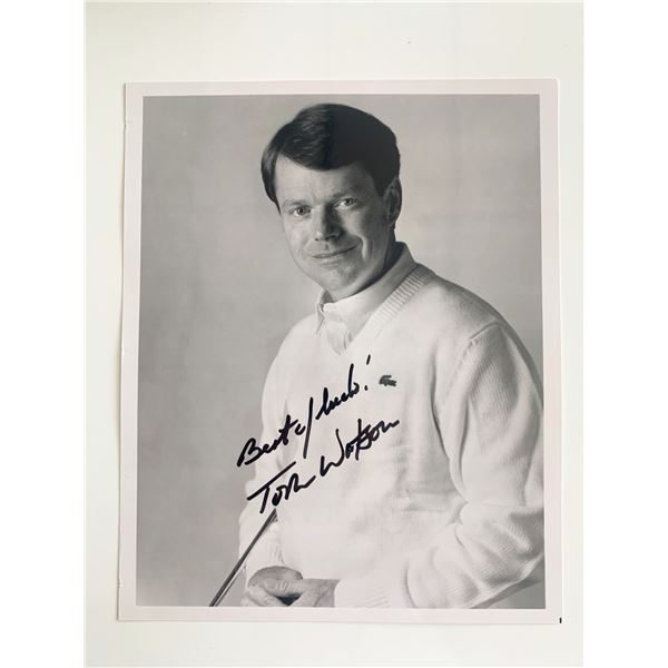 Tom Watson Signed Photo