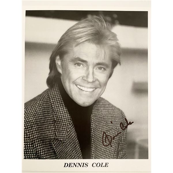 The Scarecrow and Mrs King Dennis Cole signed photo