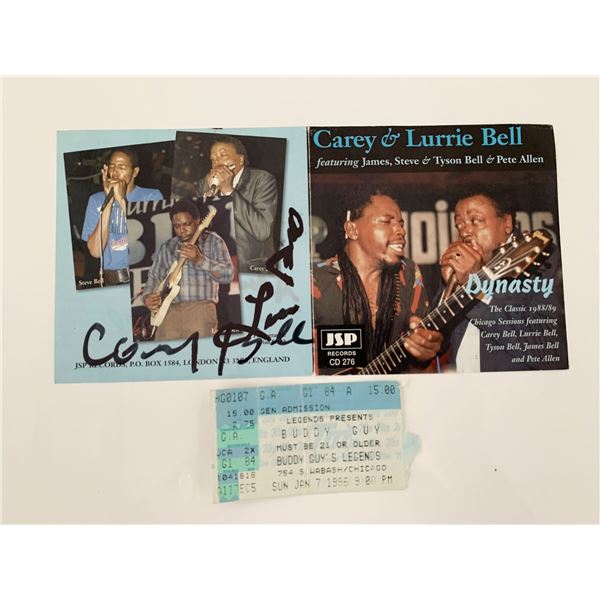 Carey Bell Dynasty signed CD Cover