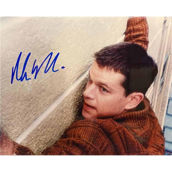 The Bourne Identity Matt Damon Signed Movie Photo