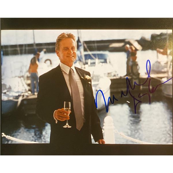 Wall Street Michael Douglas Signed Photo