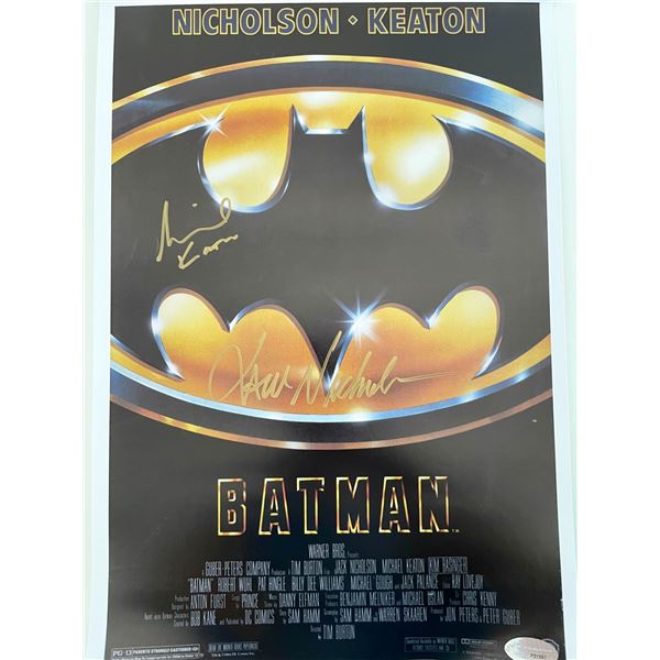 Batman signed mini poster