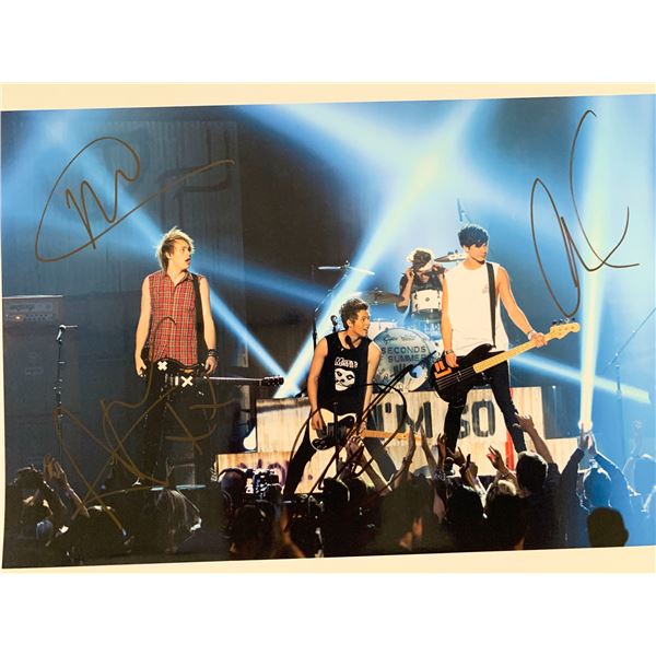 5 Seconds of Summer Signed Photo