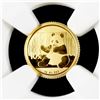 Image 2 : CHINA - Lot of 12 Fractional Panda gold certified NGC/PCGS MS-70