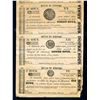 Image 3 : CANADA - 6 "Billet de change" uncut Pointe Claire 1837